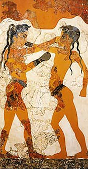 Wandbild Sport in der Antike
